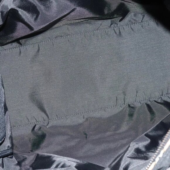 Burberrys Black label Hand Bag Canvas 2way Black Auth ti3104 - Picture 10 of 16